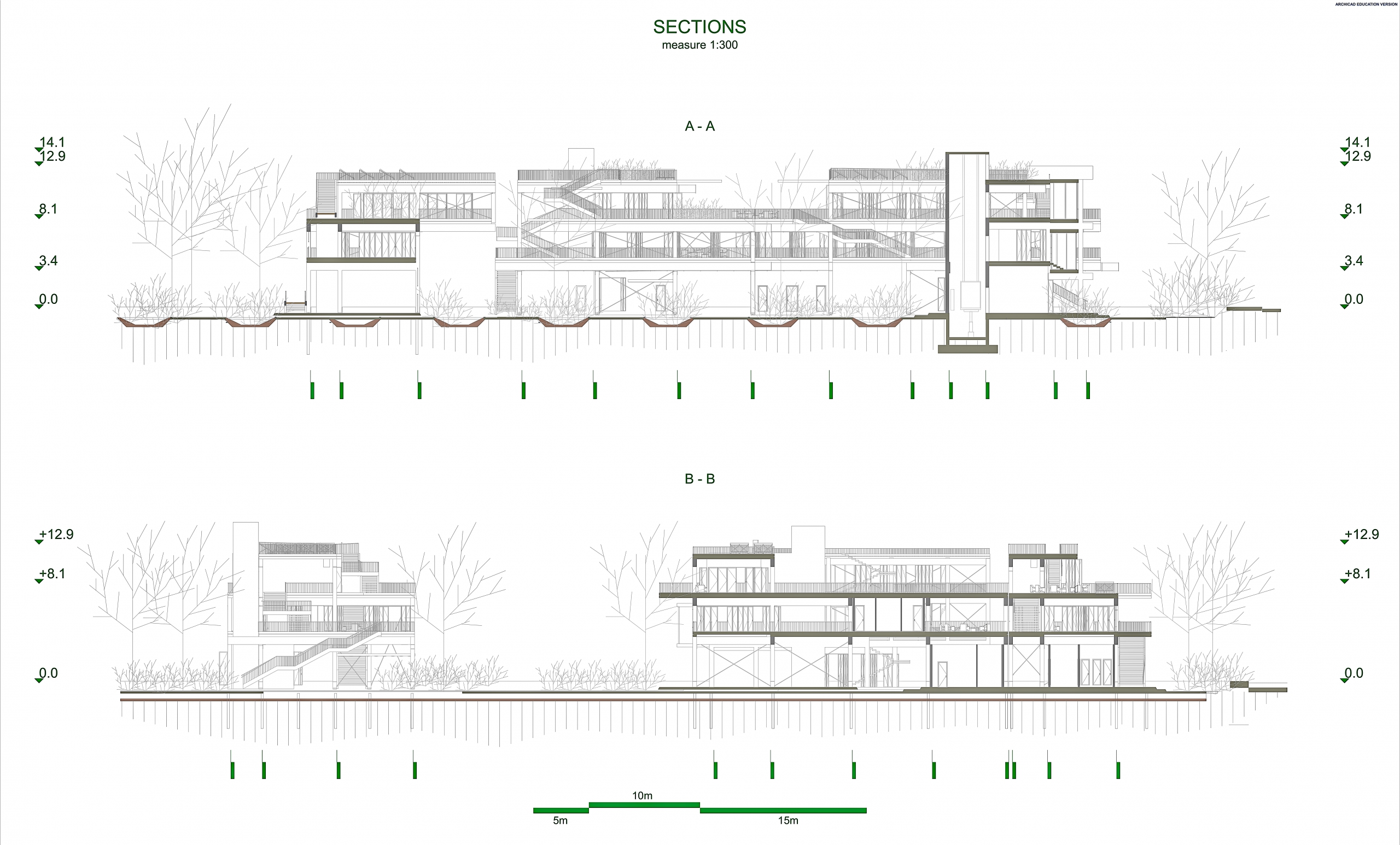 11 PROJECT CIVIC CENTER PETAR RAKOČEVIĆ SECTIONS